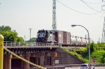 NS GP38-2 High nose Locomotive in the yard